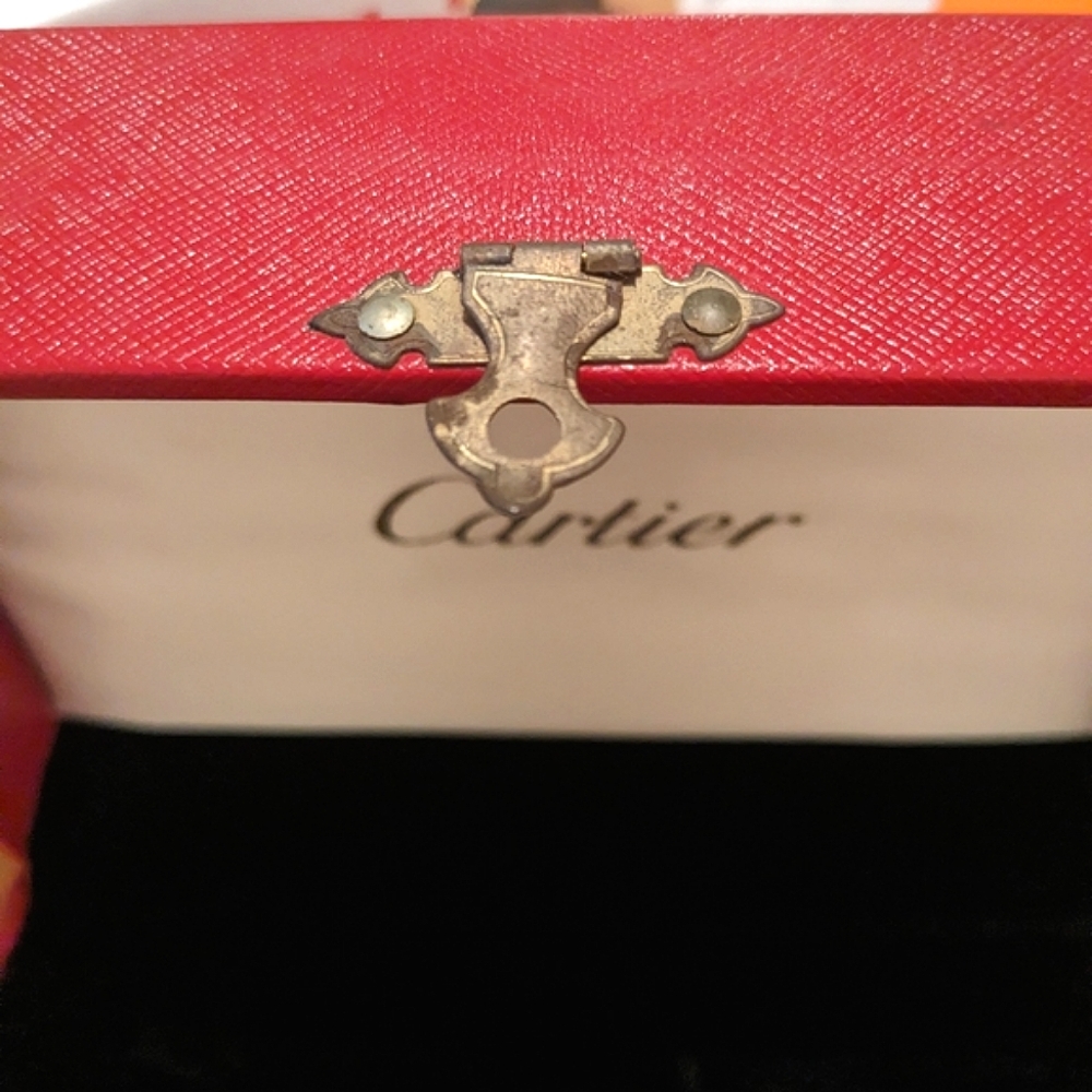Vintage Cartier classsic velvet lined Jewelry Luxury box - Picture 11 of 16